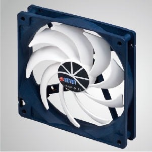12V DC 140mm Kukri Silent Cooling Fan with 9-blades and PWM Function